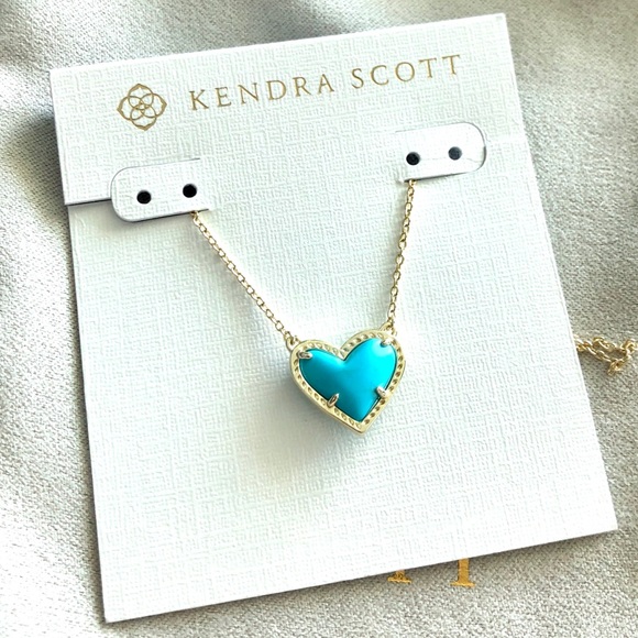 Kendra Scott Ari Heart Turquoise 